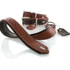 Hunter Cody 40 Cognac Mørkebrun hundehalsbånd - 29-35 cm