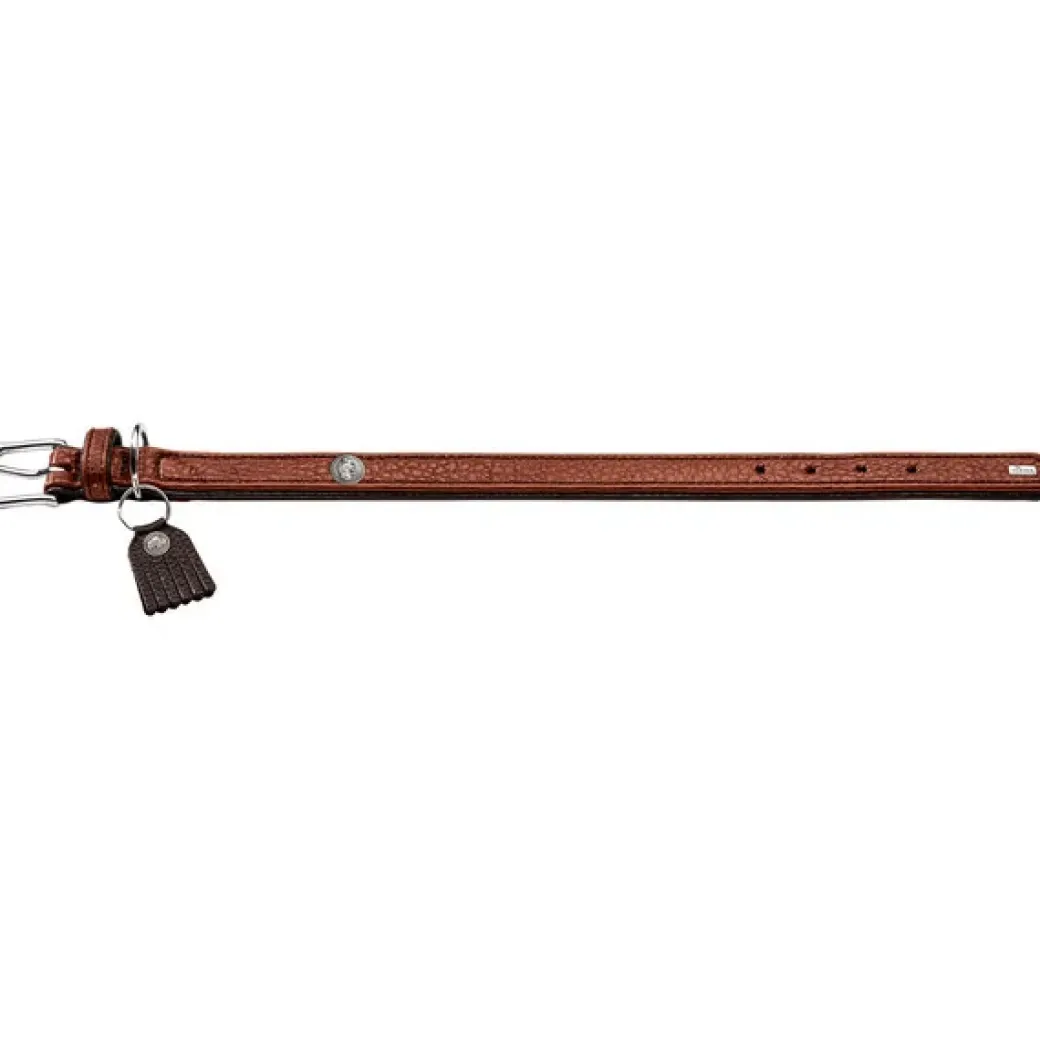 Hunter Cody 65 Cognac Mørkebrun hundehalsbånd - 50-56 cm
