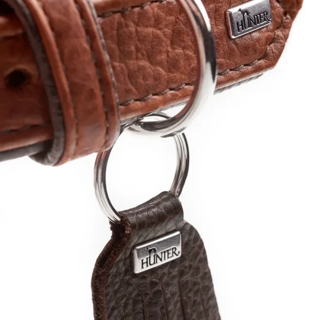 Hunter Cody 65 Cognac Mørkebrun hundehalsbånd - 50-56 cm