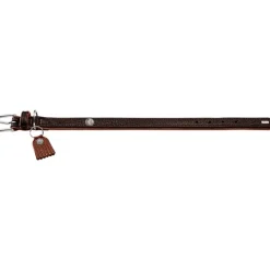 Hunter Cody 60 Mørkebrun Cognac hundehalsbånd - 46-52 cm