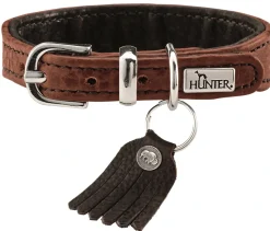 Hunter Cody Petit 27 Cognac Mørkebrun hundehalsbånd