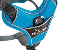 Hunter Divo hundesele L lyseblå/grå just mave 72-100 cm - Stabil kontrol og høj komfort