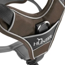 Hunter Divo hundesele L-XL brun/grå just mave 79-107 cm - Ekstra stabil støtte og komfort