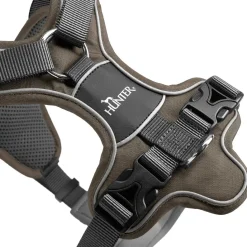 Hunter Divo hundesele S brun/grå just mave 45-56 cm - Samlet komfort og kontrol