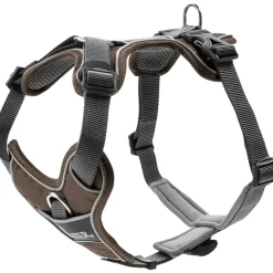 Hunter Divo hundesele XS brun/grå just mave 34-47 cm - Let pasform til små hunde