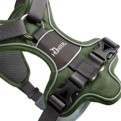 Hunter Divo hundesele XS grøn/grå just mave 34-47 cm - Let komfort og tryg pasform