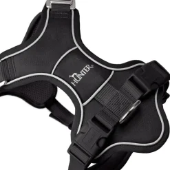 Hunter Divo Up hundesele M sort just mave 56-73 cm - Stabil støtte og kontrolleret bevægelse