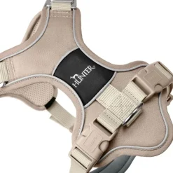 Hunter Divo Up hundesele S beige just mave 45-56 cm - Rolig påtagning og stabil komfort