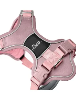 Hunter Divo Up hundesele S lyserød just mave 45-56 cm - Rolig påtagning og stabil komfort