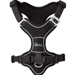 Hunter Divo Up hundesele XS sort just mave 34-47 cm - Nem påtagning og ergonomisk kontrol