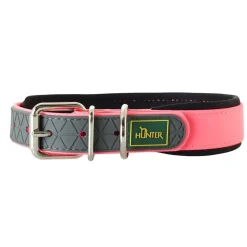 Hunter Halsbånd Convenience 35 NeonPink - 22-30 cm