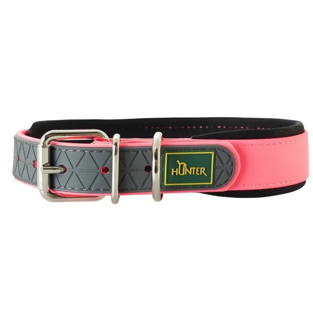Hunter Halsbånd Convenience NeonPink 50 - 37-45 cm