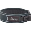 Hunter Halsbånd Divo L Grå/Grå - justerbart hundehalsbånd (45-55 cm, B 4,5 cm)