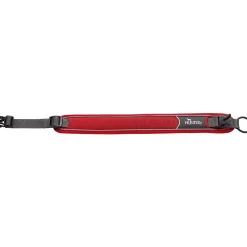 Hunter Halsbånd Divo S Rød/Grå - justerbart hundehalsbånd (25-35 cm, B 4 cm)