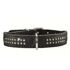 Hunter Halsbånd XL 32-38 cm Diamond Petit Sort