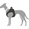 Hunter Hilo læder hundesele sort XXS/XS - hals 30-34 cm