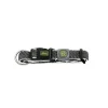 Hunter hunde halsbånd Hilo Antracit XL - justerbart hundehalsbånd (45-70 cm, B 3,8 cm)