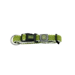 Hunter hunde halsbånd Hilo Lime L-XL - justerbart hundehalsbånd (40-60 cm, B 3,2 cm)