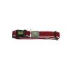 Hunter hunde halsbånd Hilo Rød M-L - justerbart hundehalsbånd (33-50 cm, B 2,5 cm)