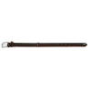 Hunter Hundehalsbånd læder Canada Elg Str.30 Sort/Cognac - 21-25 cm