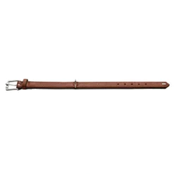 Hunter Hundehalsbånd læder Canada Elg Str.40 Cognac/Sort - 29-35 cm