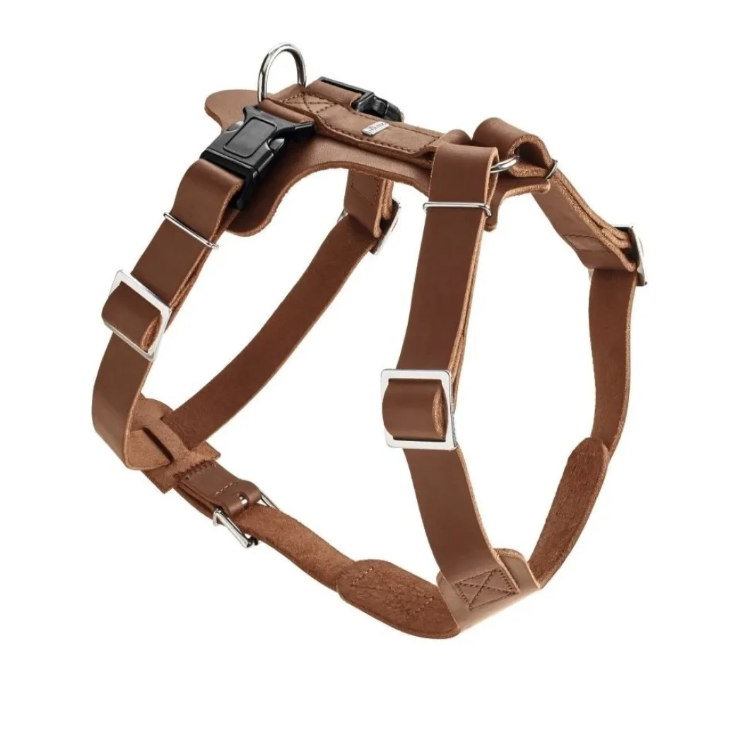 Hunter Hundesele Aalborg cognac S-M/2 - Bryst/hals 51-64 cm
