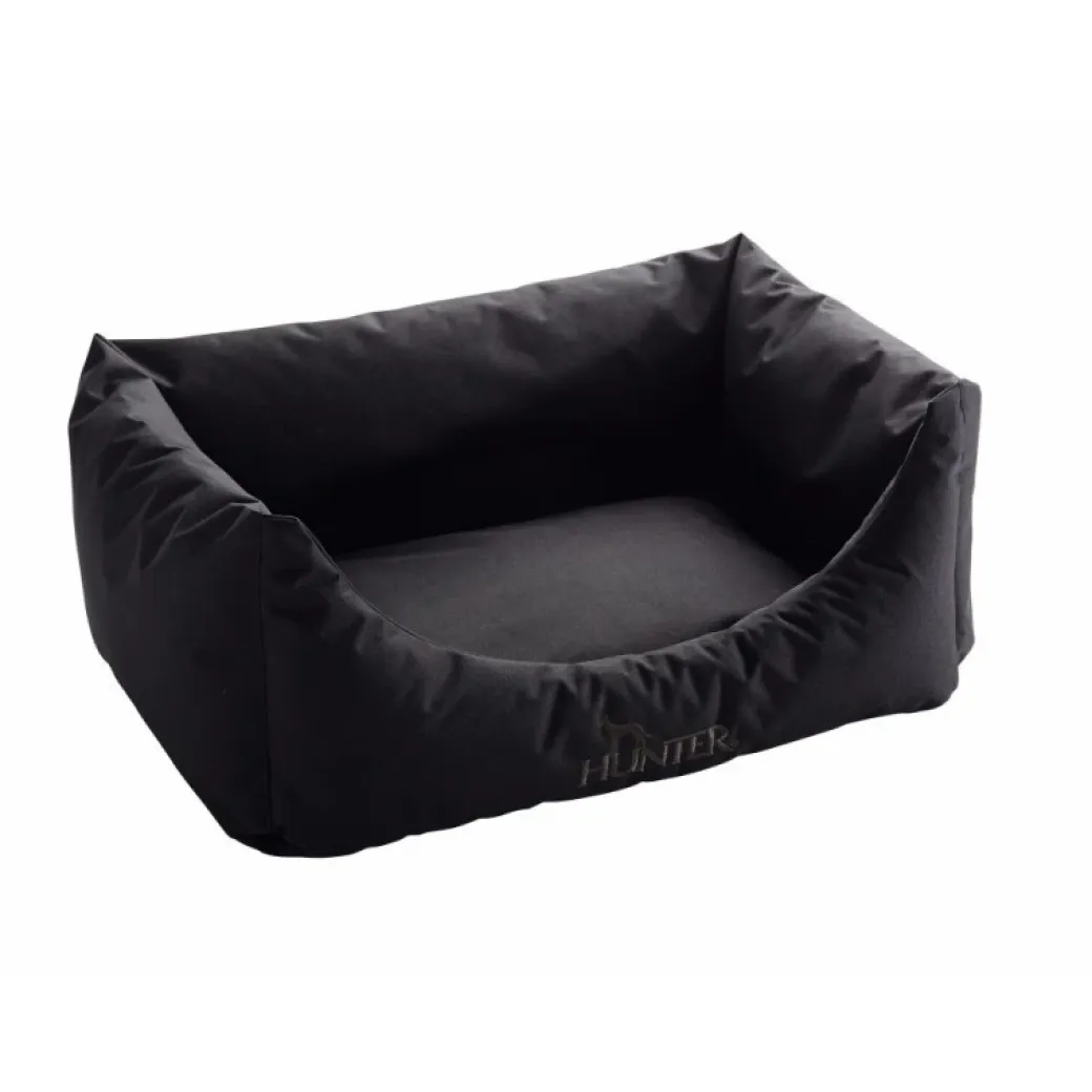 Hunter hundeseng Gent antibakteriel Small 60x45 cm Sort