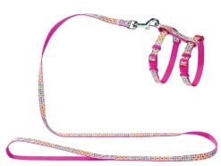 Hunter Kattesele Pink med prikker