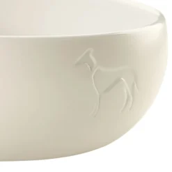 Hunter keramik Lund hunde skål 1500 ml Beige