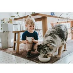 Hunter keramik Lund hunde skål 550 ml Beige