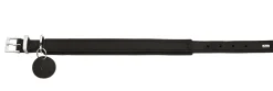 Hunter Larvik Comfort 45 Sort Hundehalsbånd - justerbart hundehalsbånd (30 - 38 cm, B 2,8