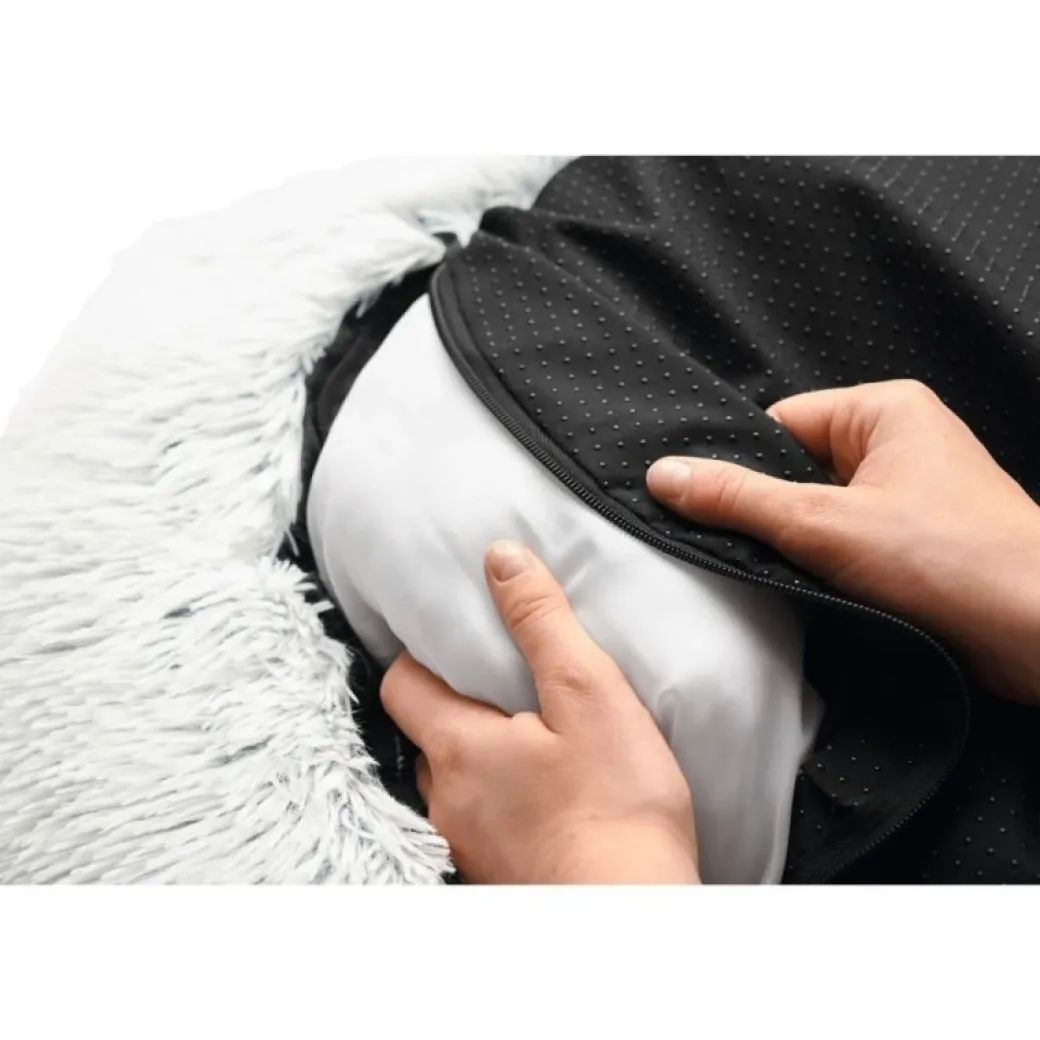 Hunter Loppa donut hundeseng Ø 60 cm Hvid