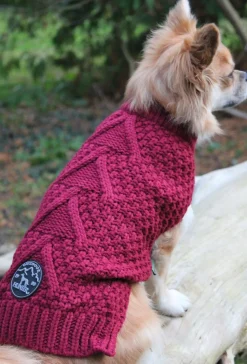 Hunter Malmø pullover strik bordeaux str. 25