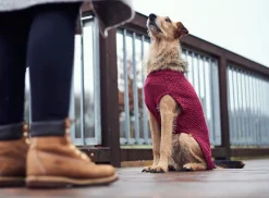 Hunter Malmø pullover strik bordeaux str. 45