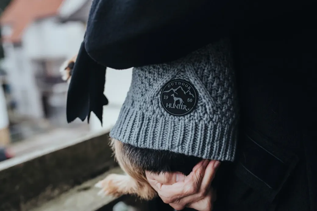 Hunter Malmø pullover strik grå str. 30