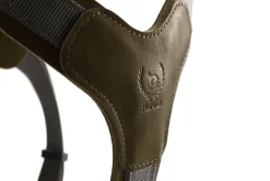 Hunter Mixed Aalborg læder hundesele XS-S grøn/grå hals 40-50 cm - komfort og kvalitet