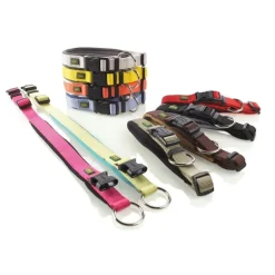 Hunter Neopren Plus hundehalsbånd oliven/sort 65 cm - 60-65 cm indstilling