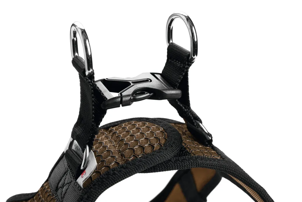 Hunter NY Hilo Comfort hundesele XXS brun mave/bryst 31-33 cm - Let komfort til de mindste