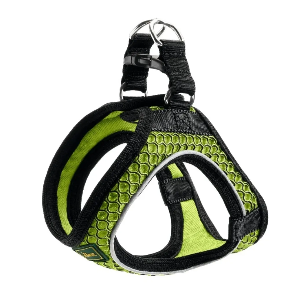 Hunter NY Hilo Comfort hundesele M-L lime mave/bryst 65-70 cm - Let komfort og synlig pasform