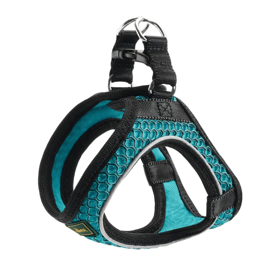 Hunter NY Hilo Comfort hundesele S turkis mave/bryst 46-52 cm - Let komfort og stabil pasform