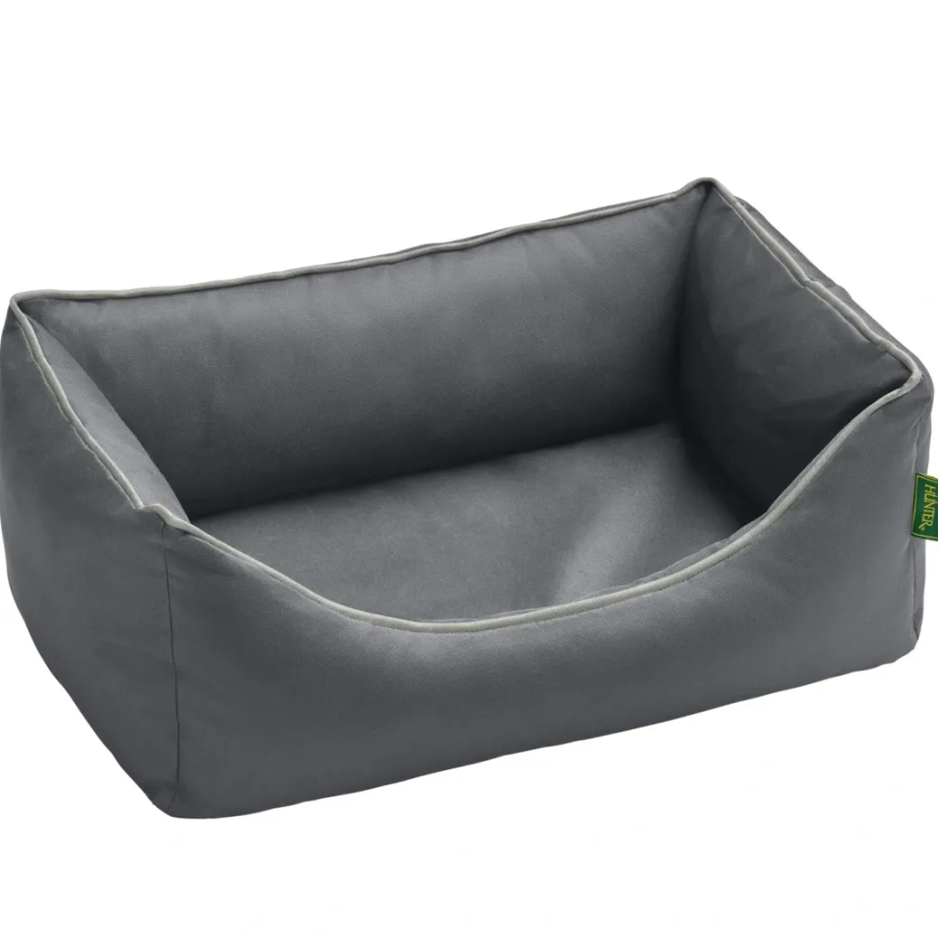 Hunter Ortho Cleveland hundeseng L 100x70 cm Grå