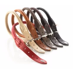 Hunter rundsyet elghalsbånd sort 55 cm - justering 46-51 cm til store hunde