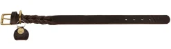 Hunter Sansibar Solid 60 Hundehalsbånd i læder - 48-54 cm