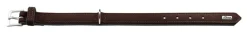 Hunter Softie hundehalsbånd 30 cm brun - 18-24 cm indstilling