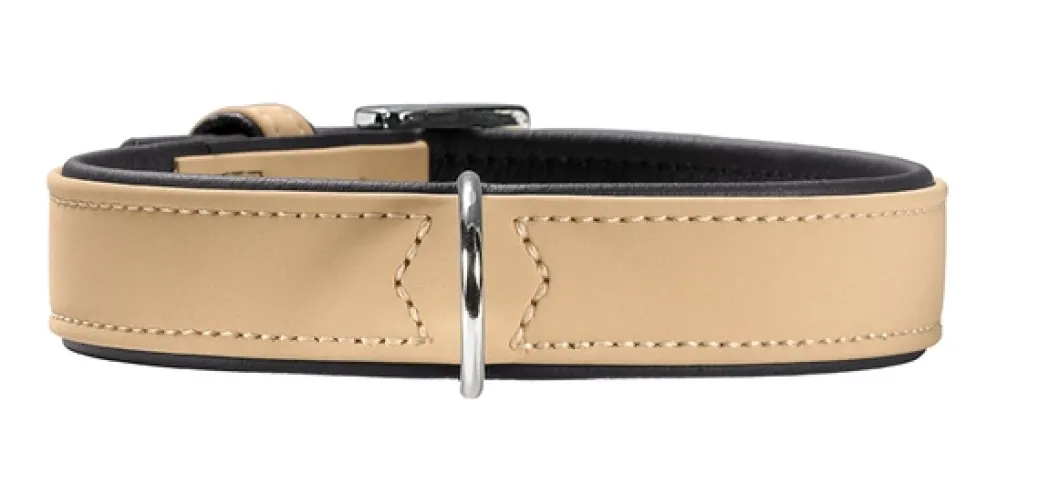 Hunter Softie hundehalsbånd 60 cm beige - 47-55 cm indstilling