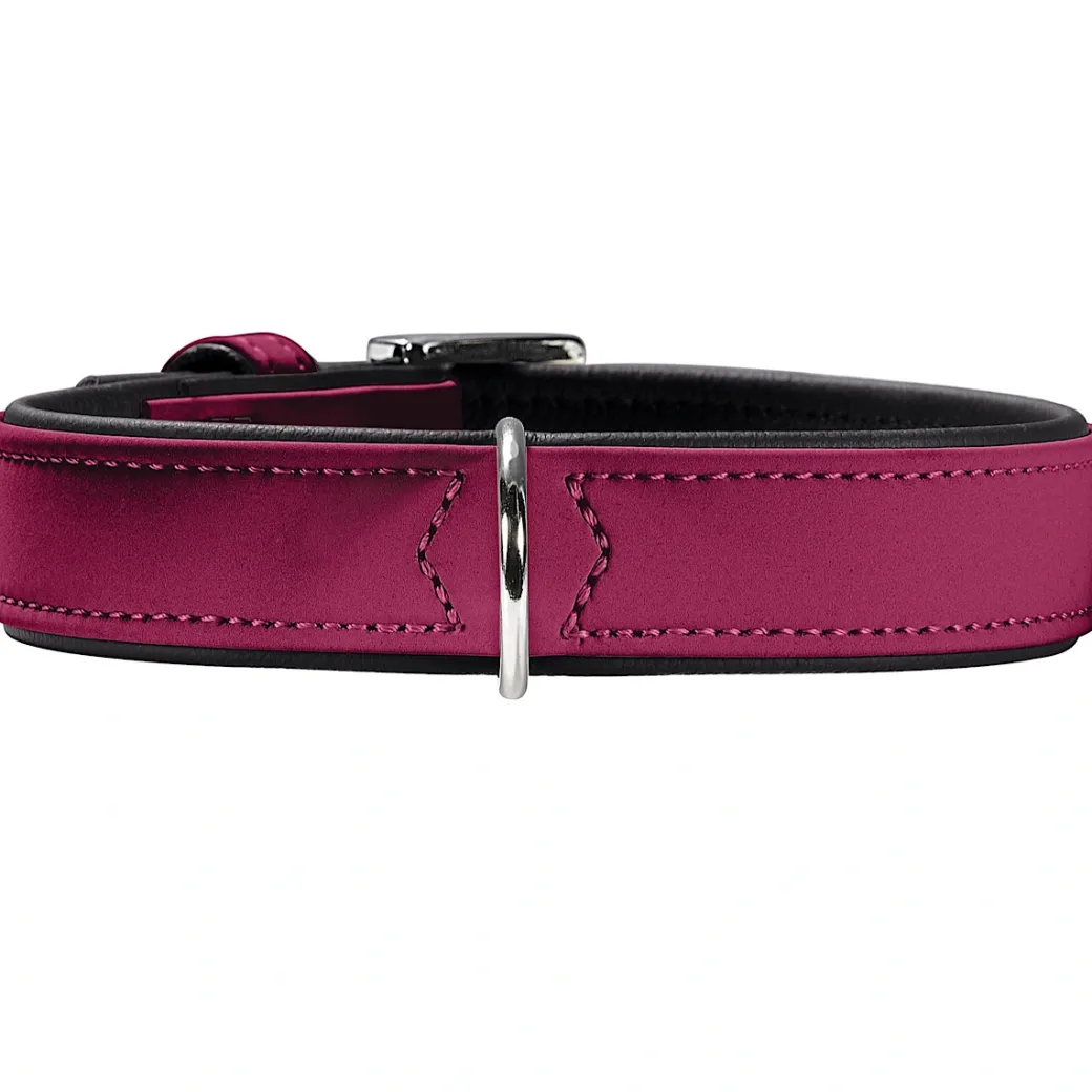 Hunter Softie hundehalsbånd 60 cm hindbær - 47-55 cm indstilling