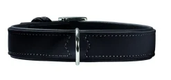 Hunter Softie hundehalsbånd sort 45 cm - 32-40 cm indstilling
