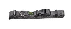 Hunter Vario Plus Halsbånd Grå XS 22-35 cm - Komfortabelt og justerbart hundehalsbånd