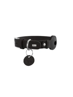 Hunter Viborg AirTag Halsbånd Sort M 55 - Justerbar 42-48 cm