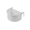 Hvid Foderkop med metalkrog 75 ml